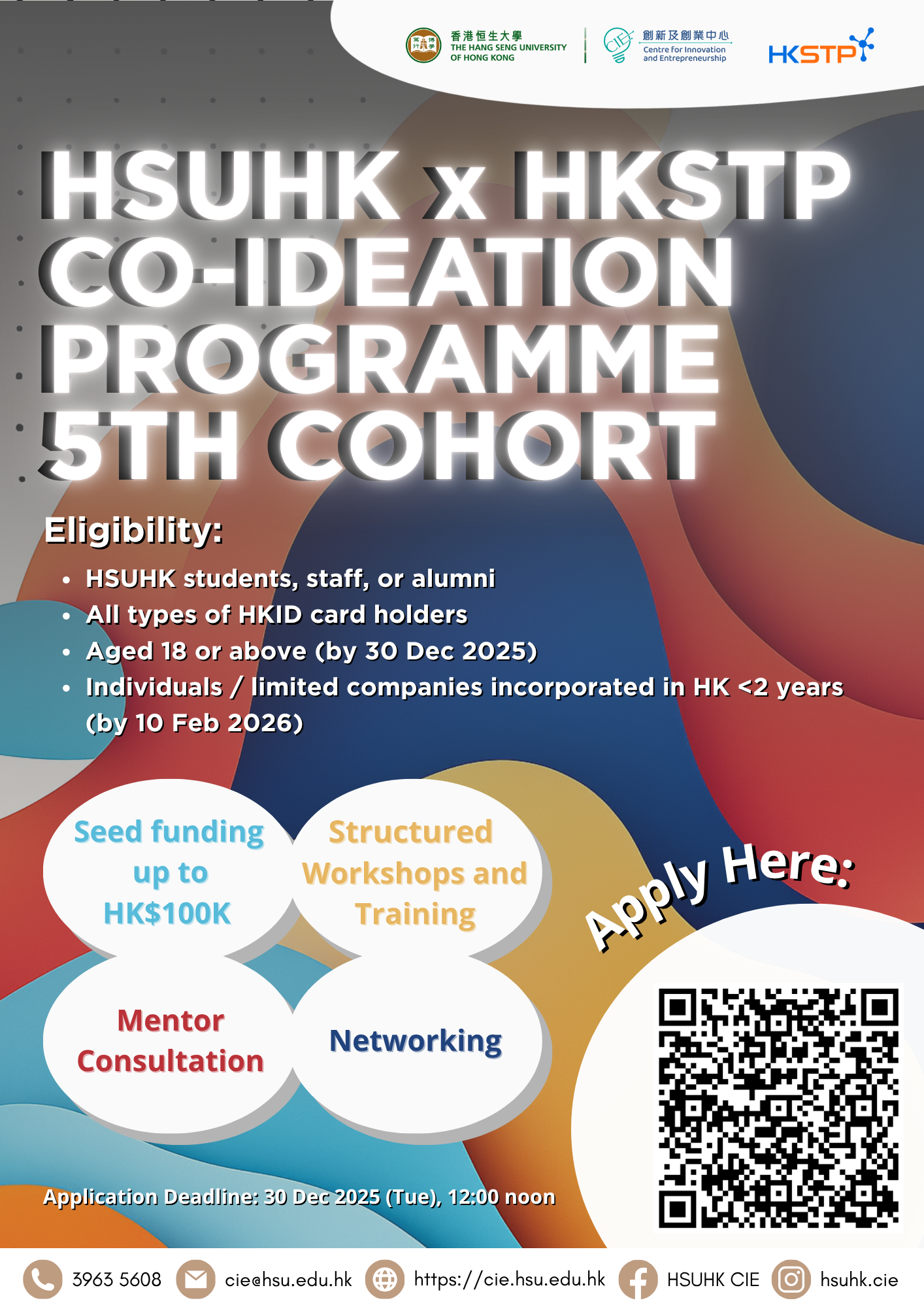 Final version - hsuhk x hkstp co-ideation fifth cohort poster-v9Sept25